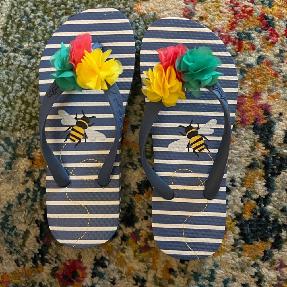Joules Kids Flip-Flops sz2 (kids) NWOT